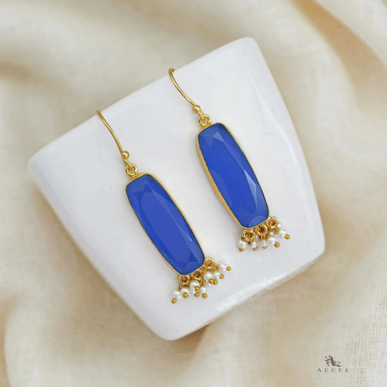 Clezta Rectangle Pearl Drop - Image 19