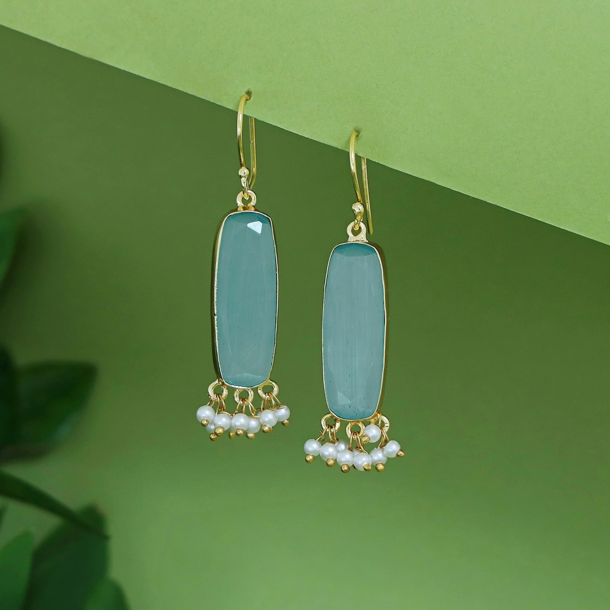 Clezta Rectangle Pearl Drop - Image 22