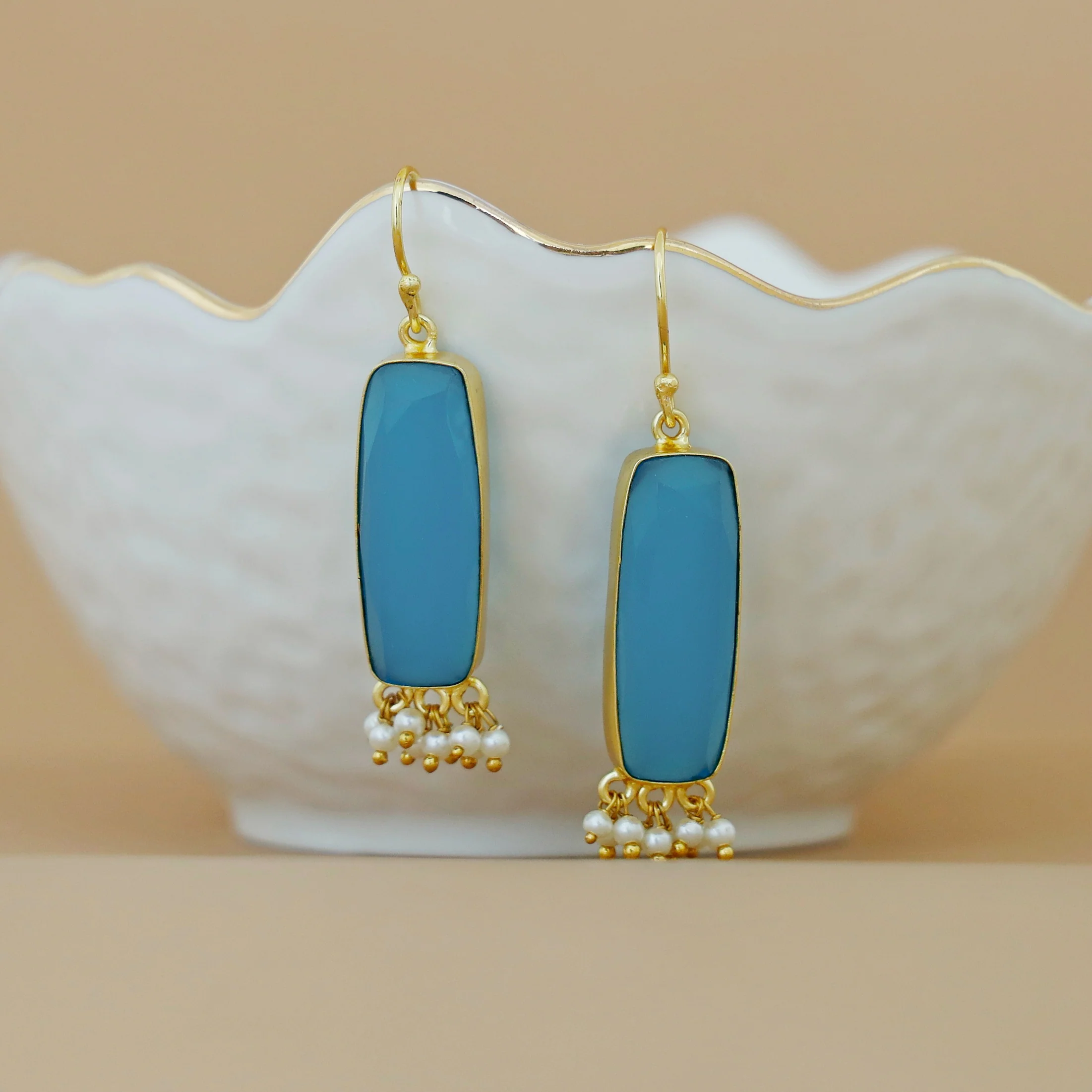 Clezta Rectangle Pearl Drop - Image 23