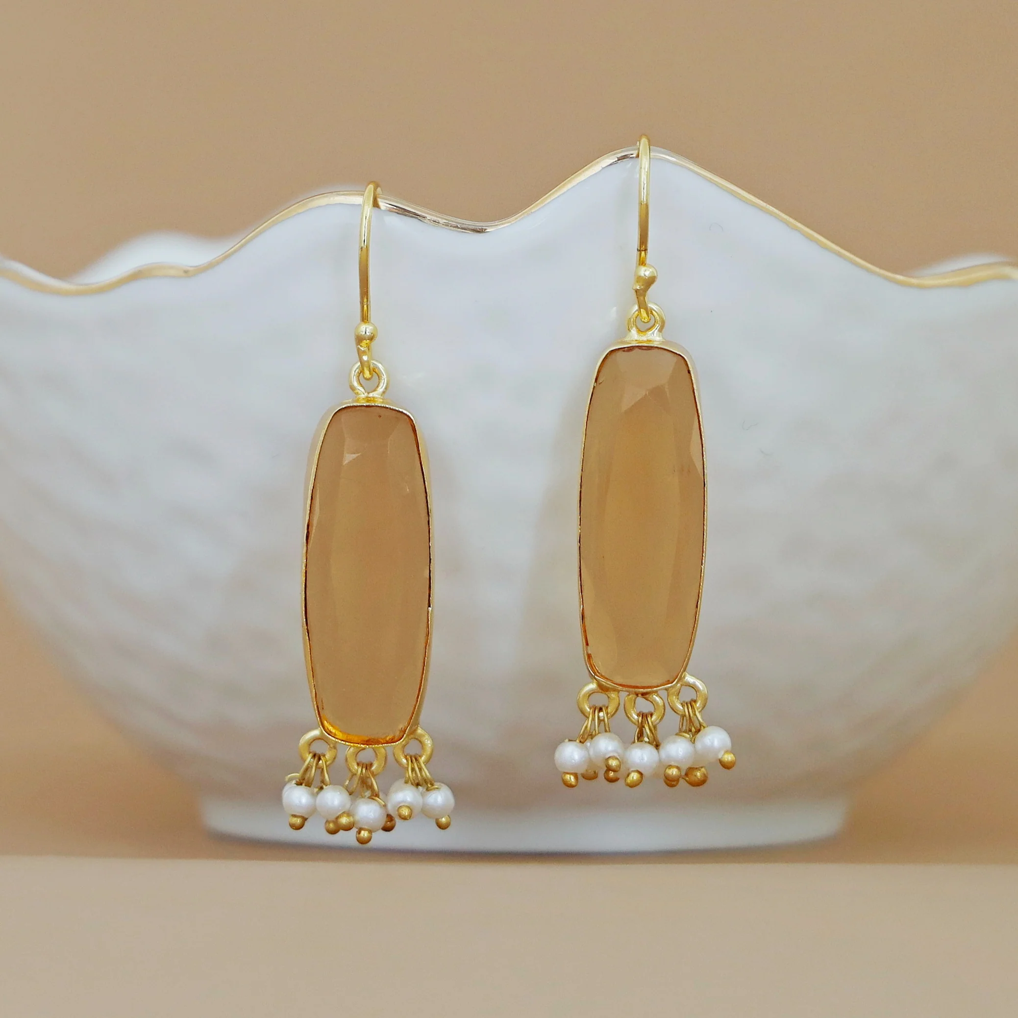 Clezta Rectangle Pearl Drop - Image 26