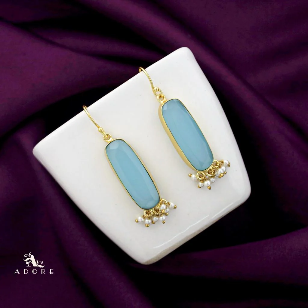 Clezta Rectangle Pearl Drop - Image 5