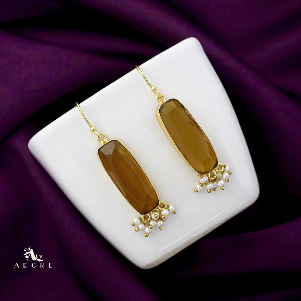 Clezta Rectangle Pearl Drop - Image 6