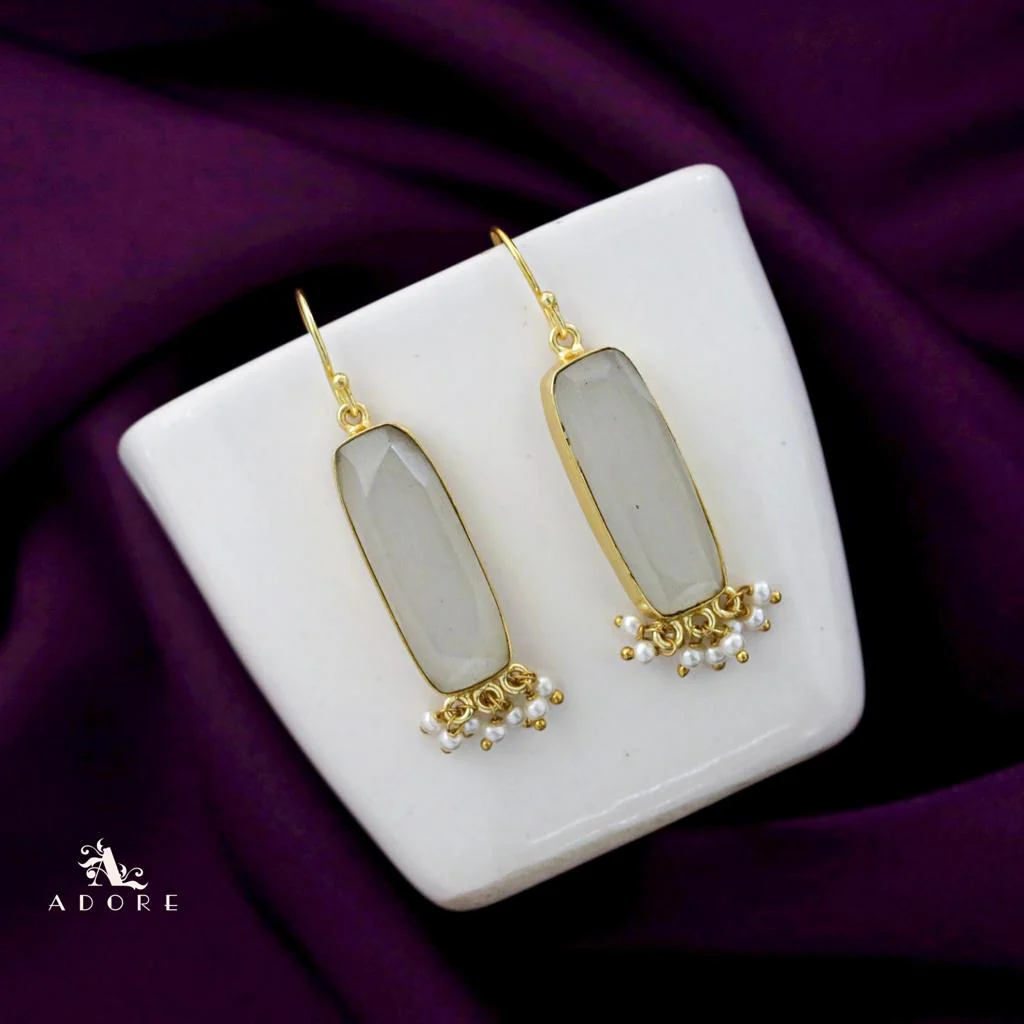 Clezta Rectangle Pearl Drop - Image 7