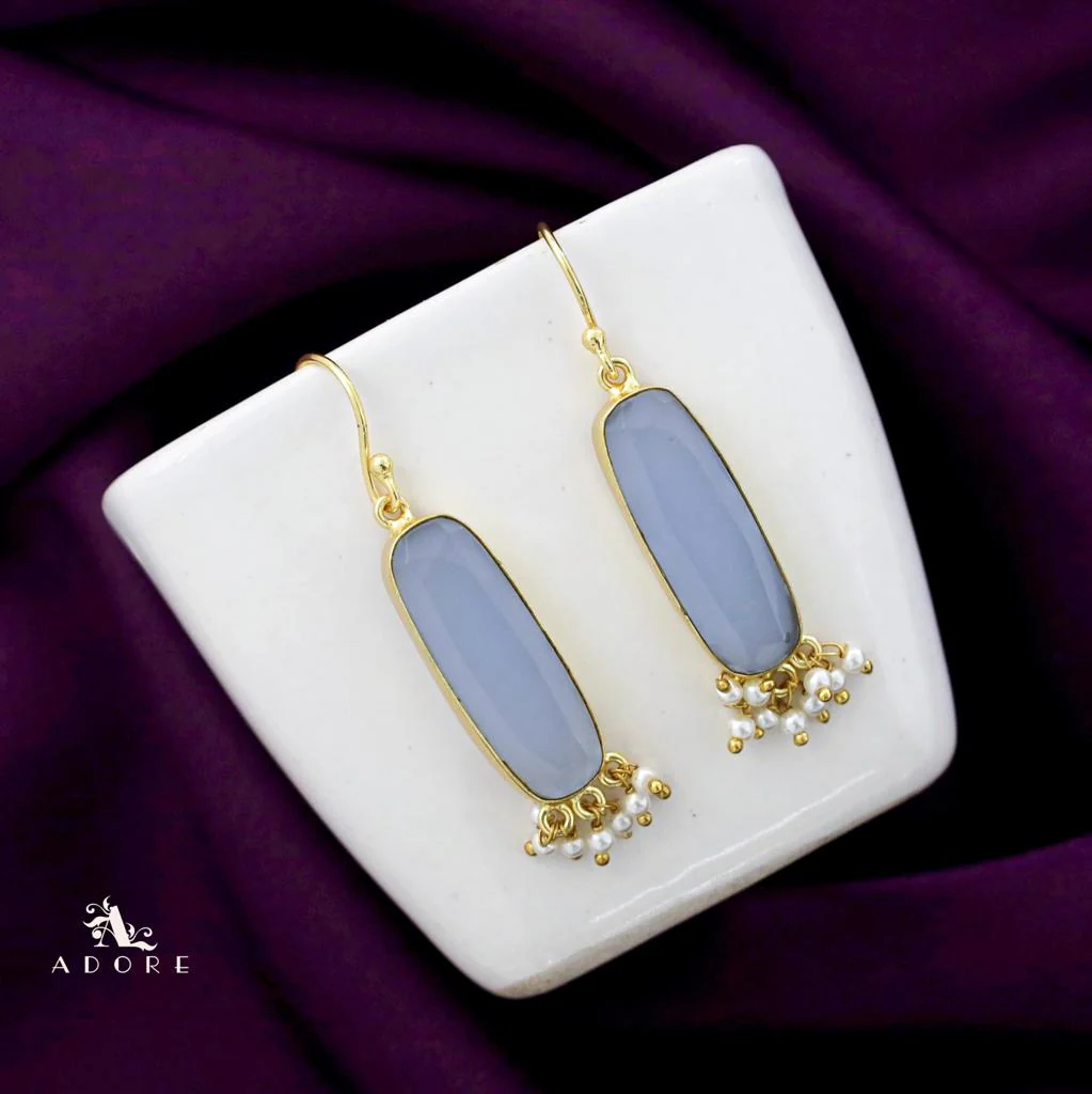 Clezta Rectangle Pearl Drop - Image 8
