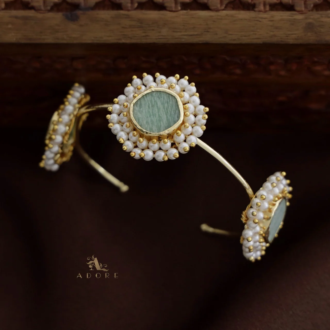 Cluster Pearl 3 Stone Bracelets - Image 14