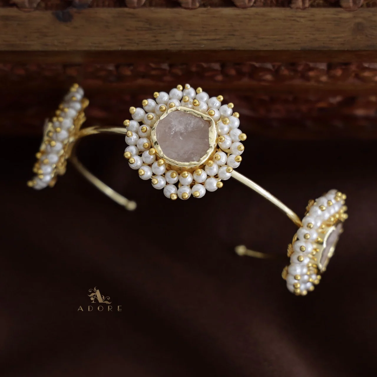 Cluster Pearl 3 Stone Bracelets - Image 6