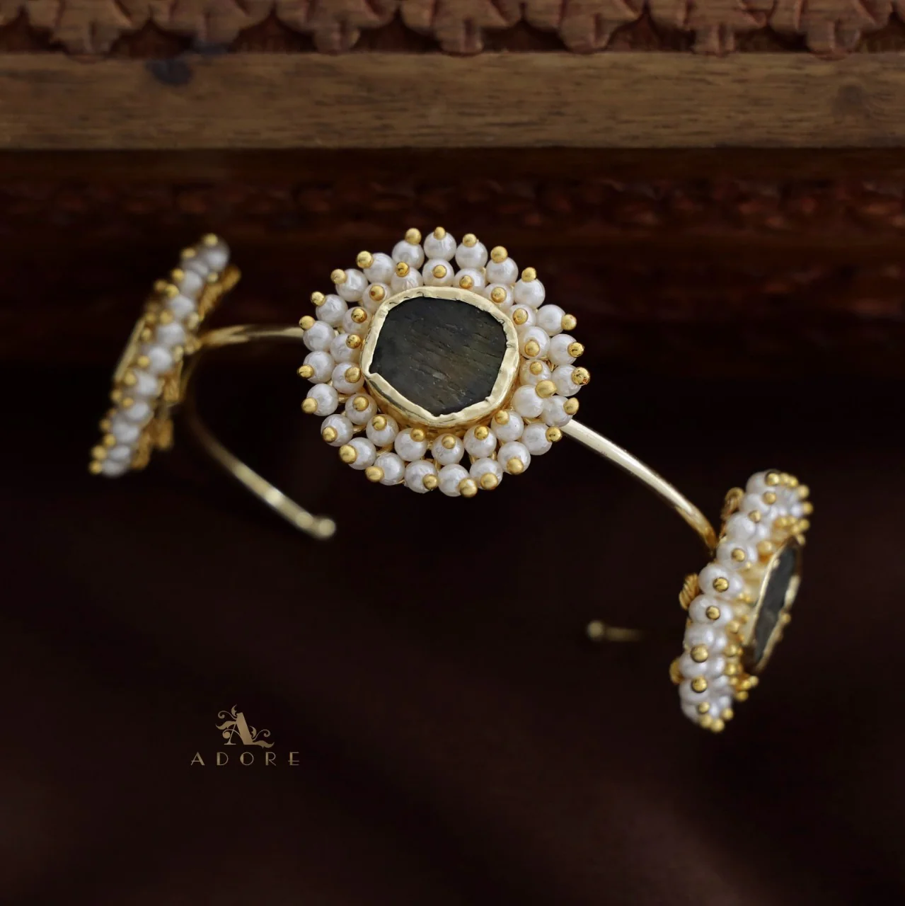 Cluster Pearl 3 Stone Bracelets - Image 9