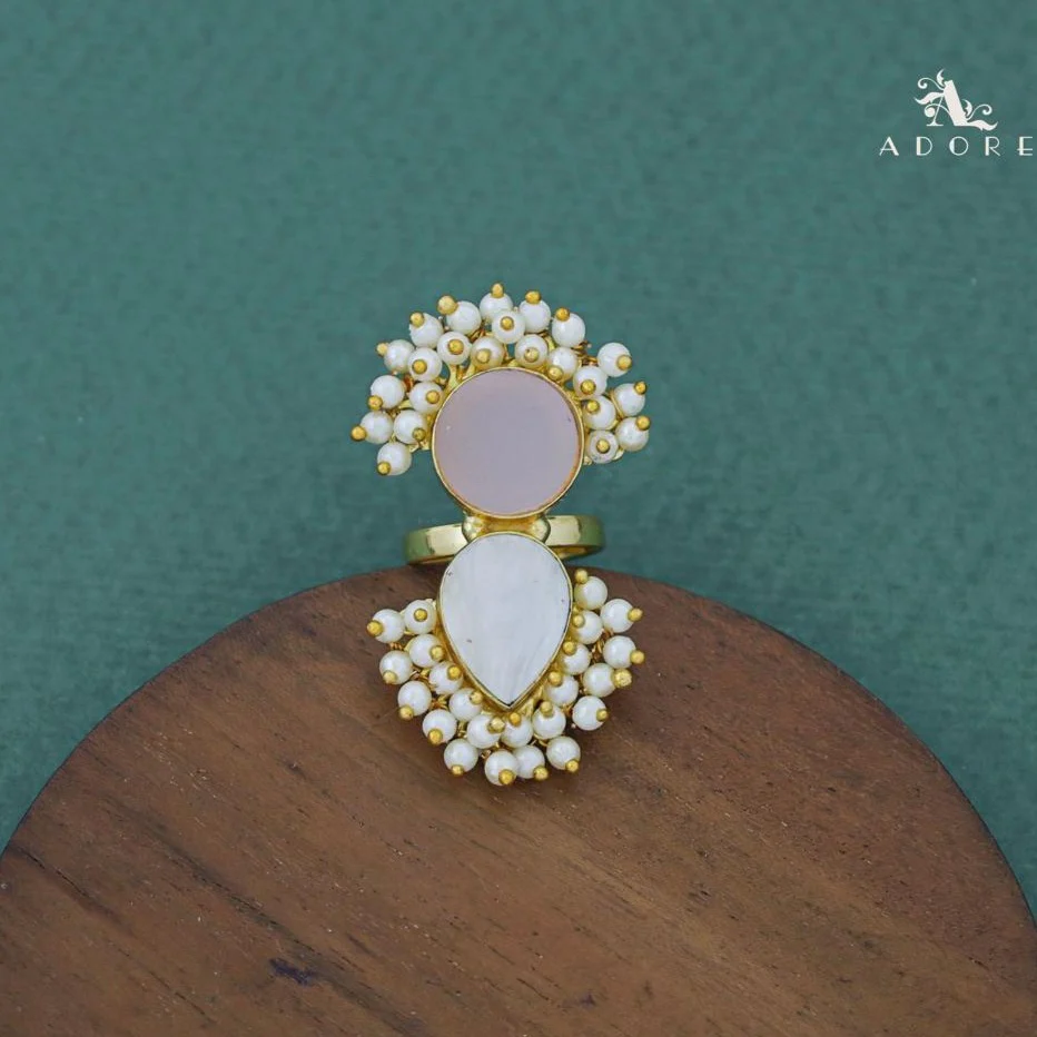 Cluster Pearl Angelic MOP Ring - Image 11