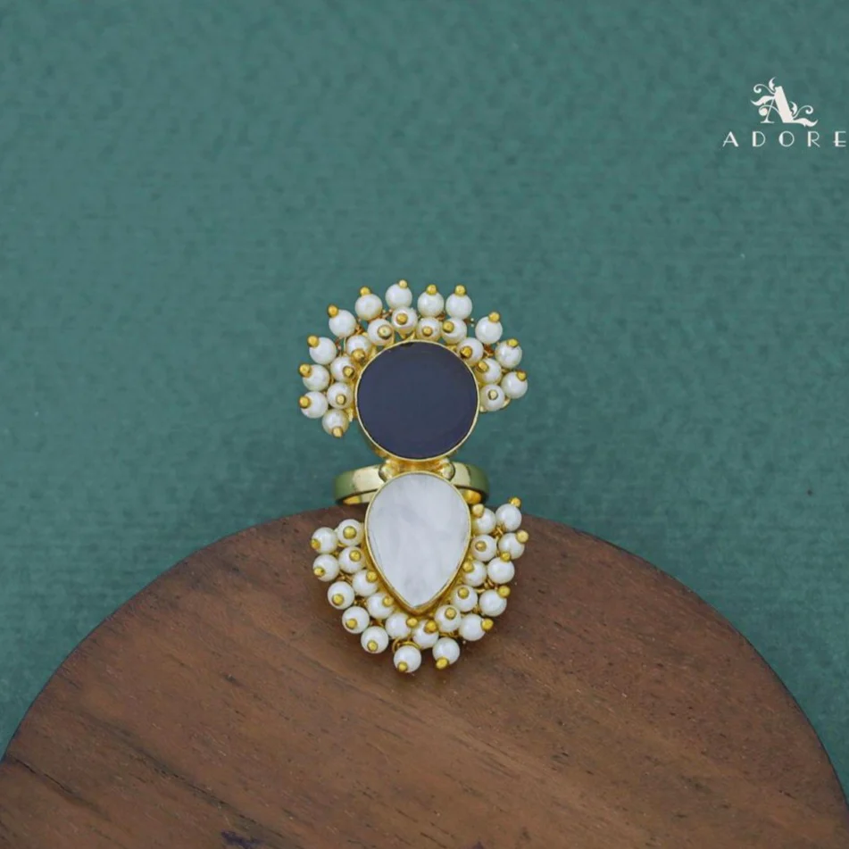 Cluster Pearl Angelic MOP Ring - Image 12