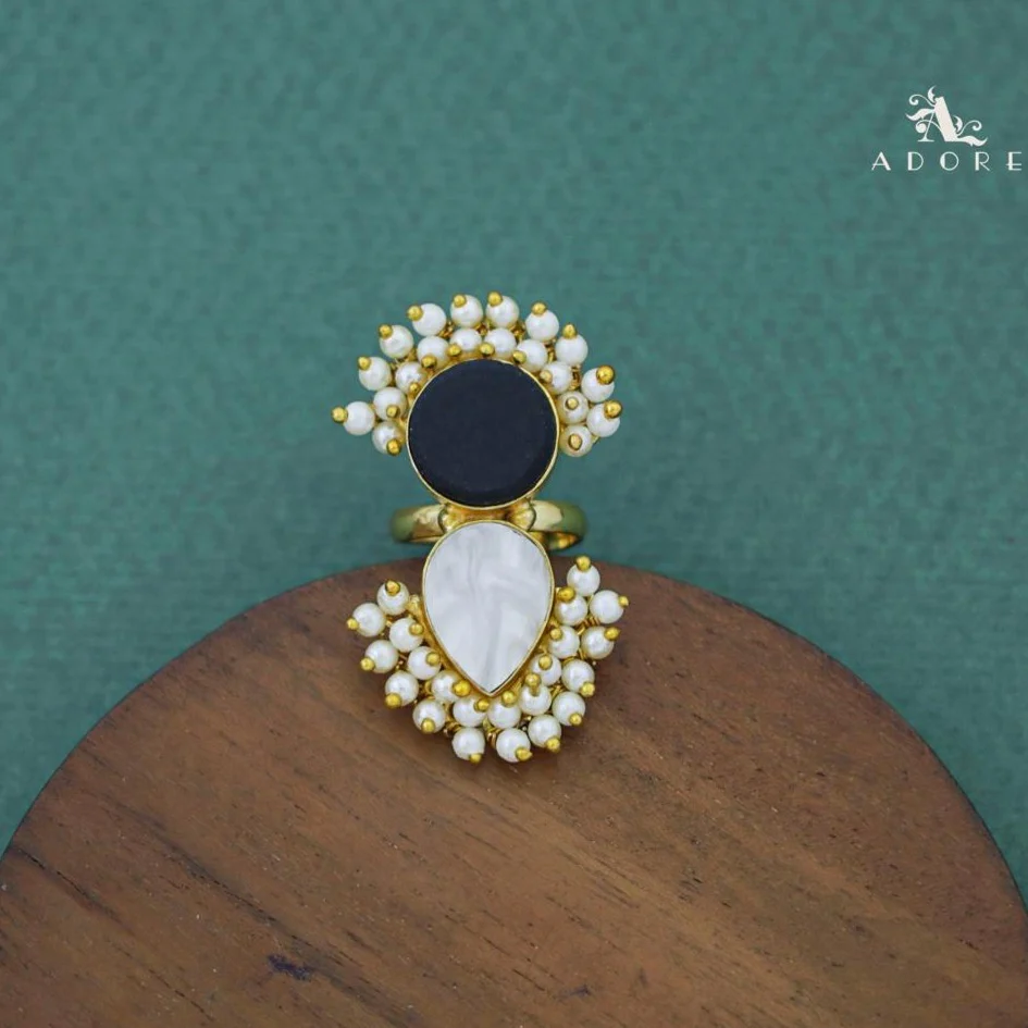 Cluster Pearl Angelic MOP Ring - Image 14