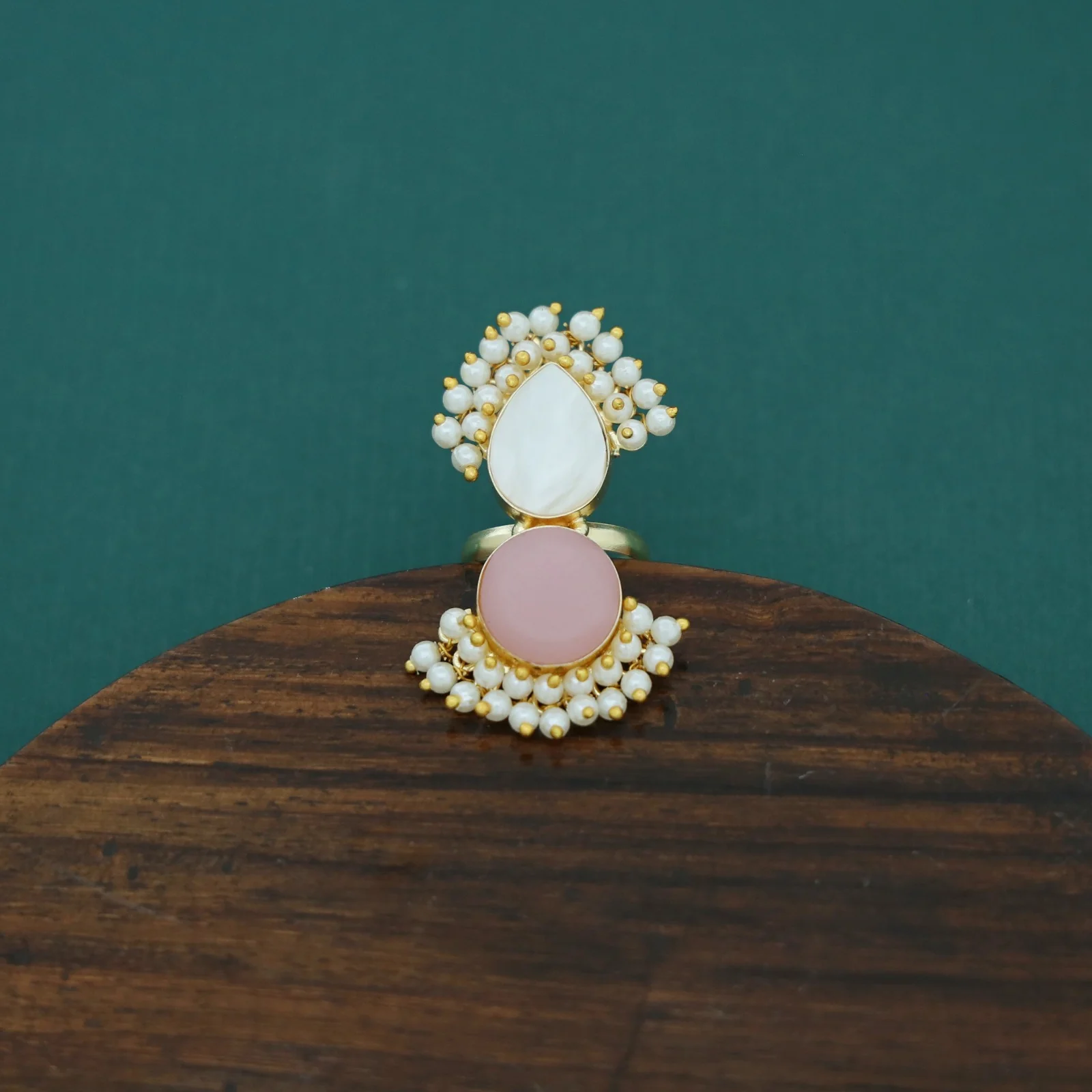 Cluster Pearl Angelic MOP Ring - Image 20