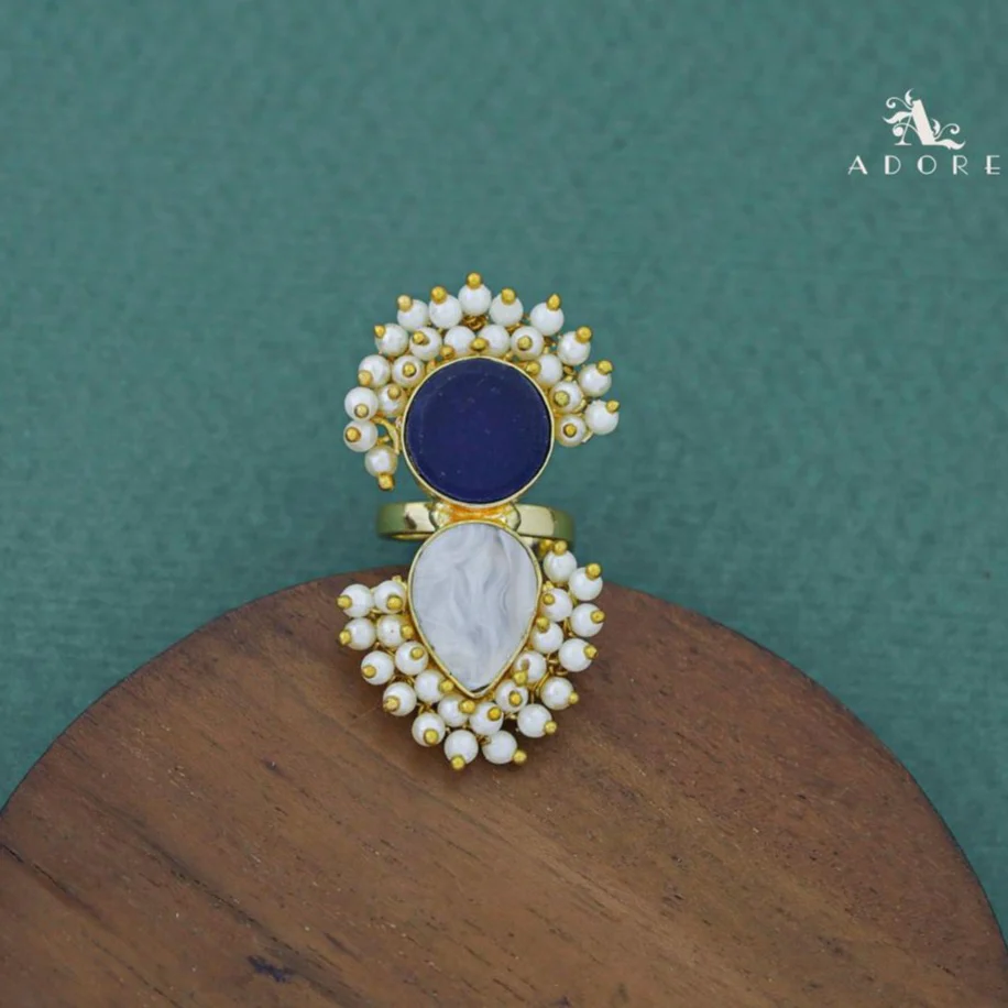 Cluster Pearl Angelic MOP Ring - Image 9