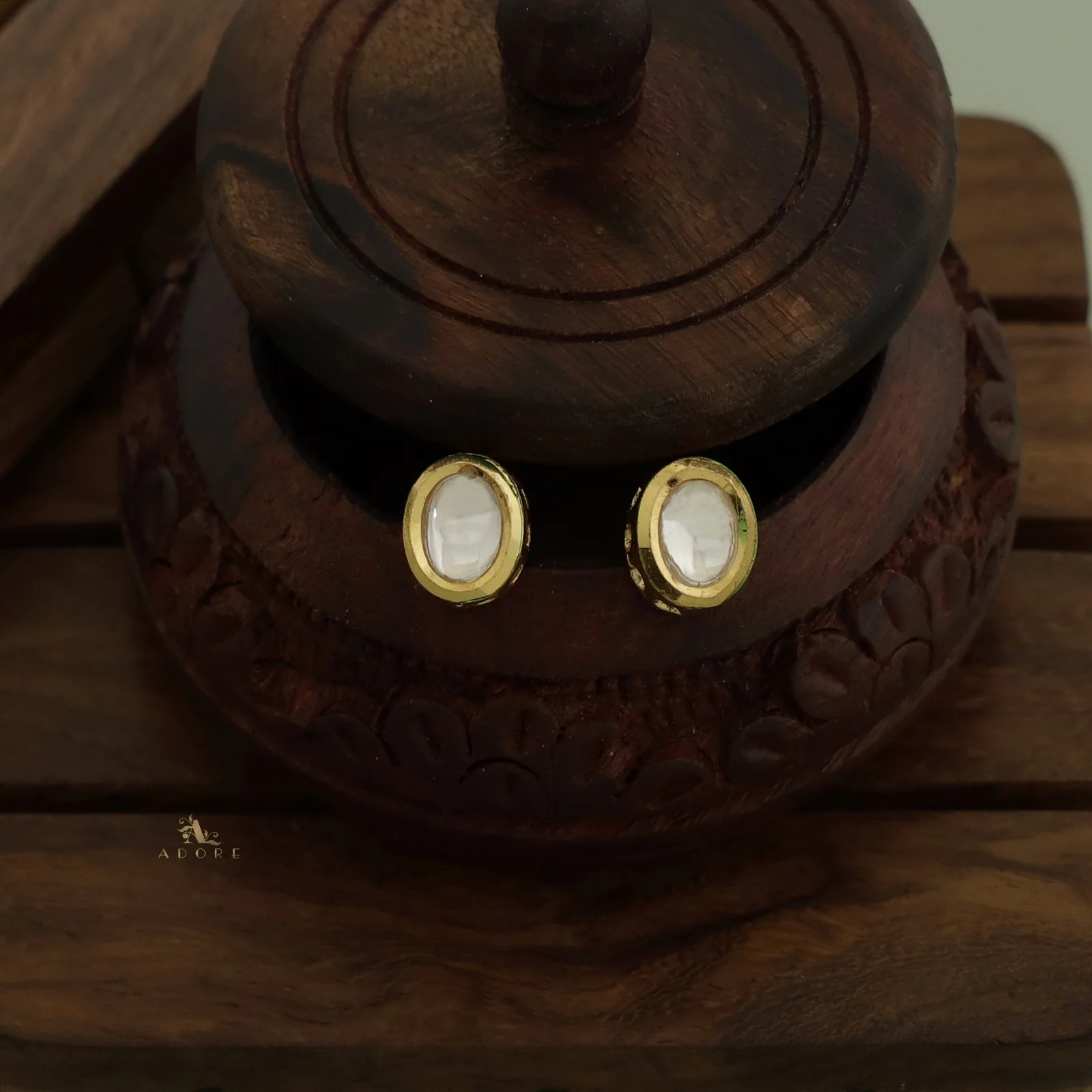 Keli Mangalsutra Kundan Neckpiece With Stud - Image 3