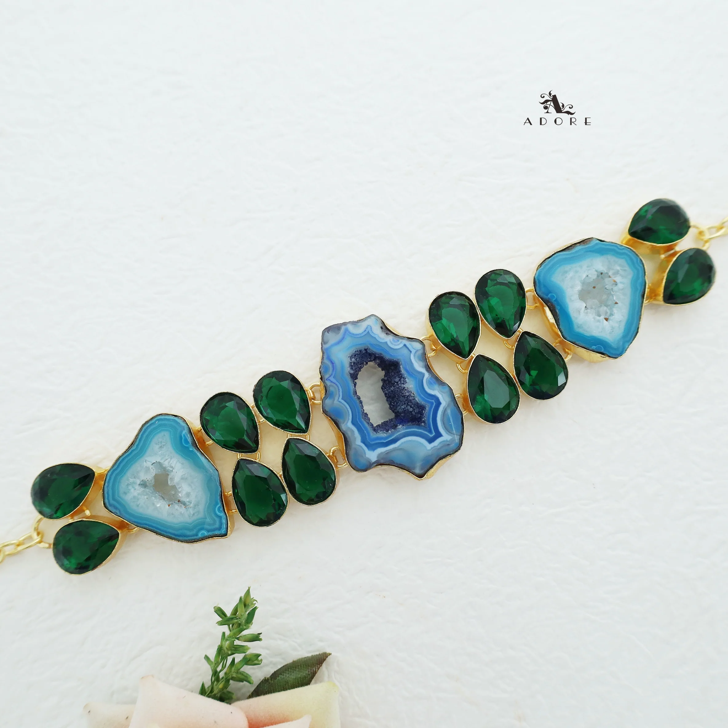 Claudia Agate + Glossy Stone Choker - Image 2