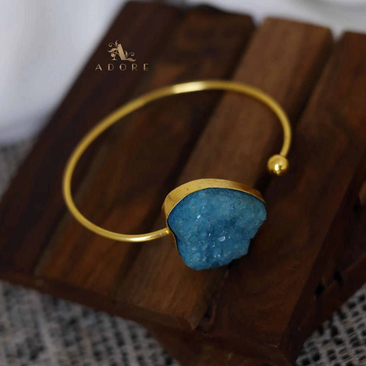 Daleyza Druzy Stone Bangle - Image 10