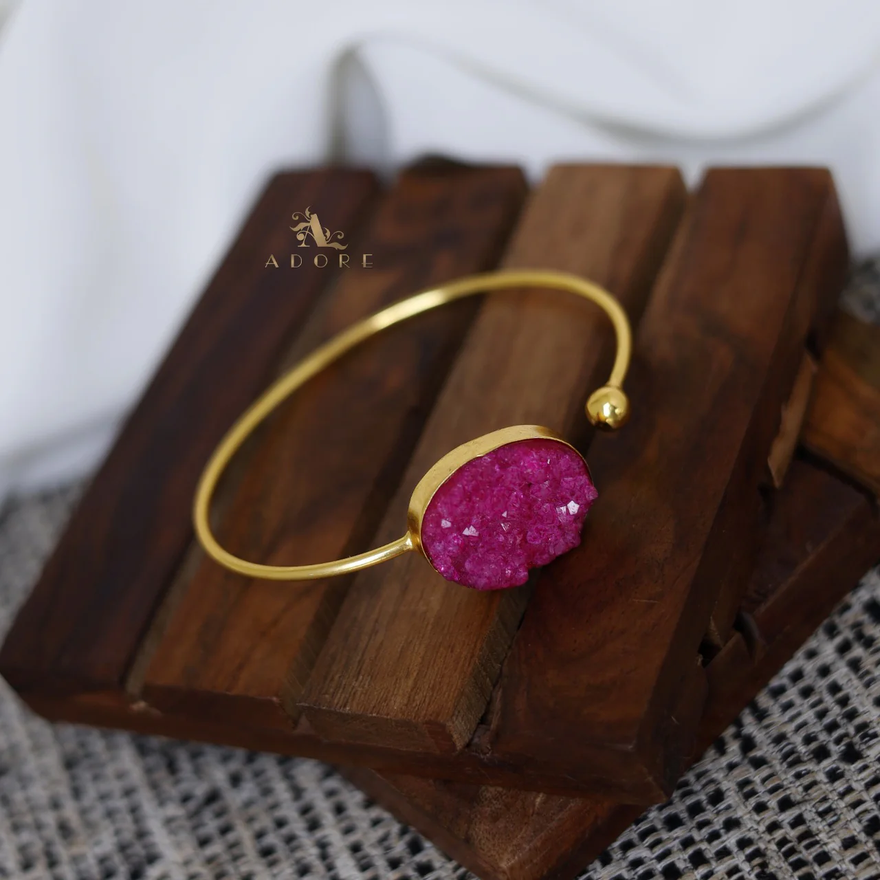 Daleyza Druzy Stone Bangle - Image 11