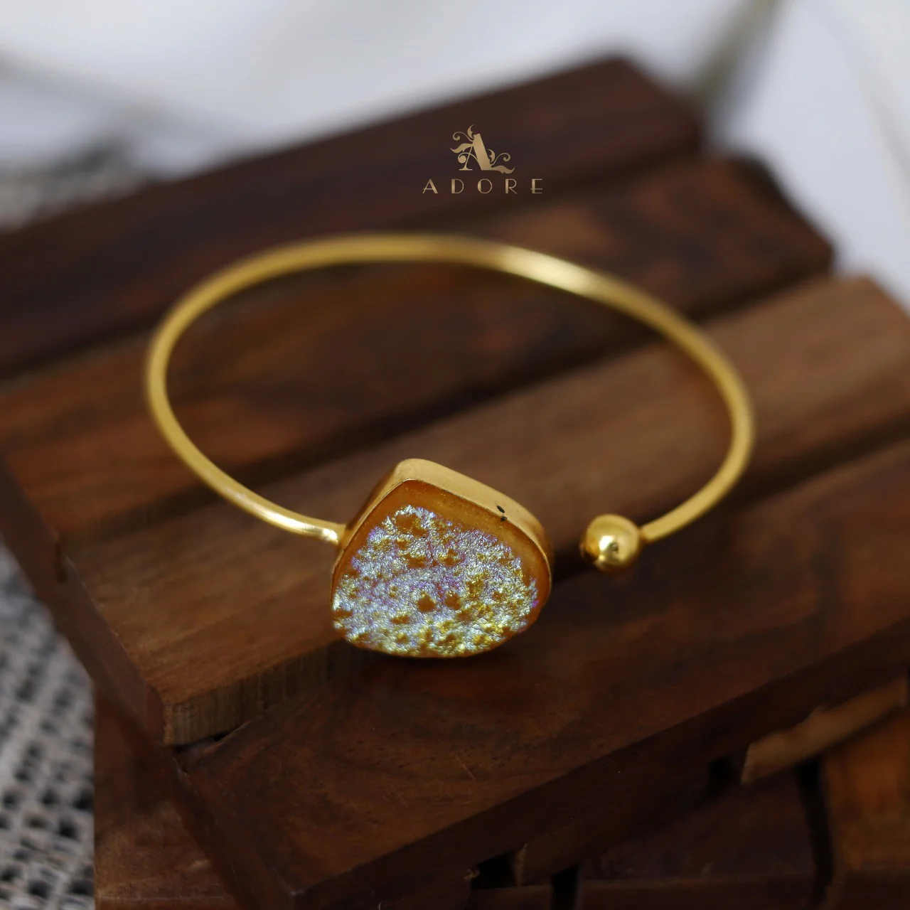 Daleyza Druzy Stone Bangle - Image 12