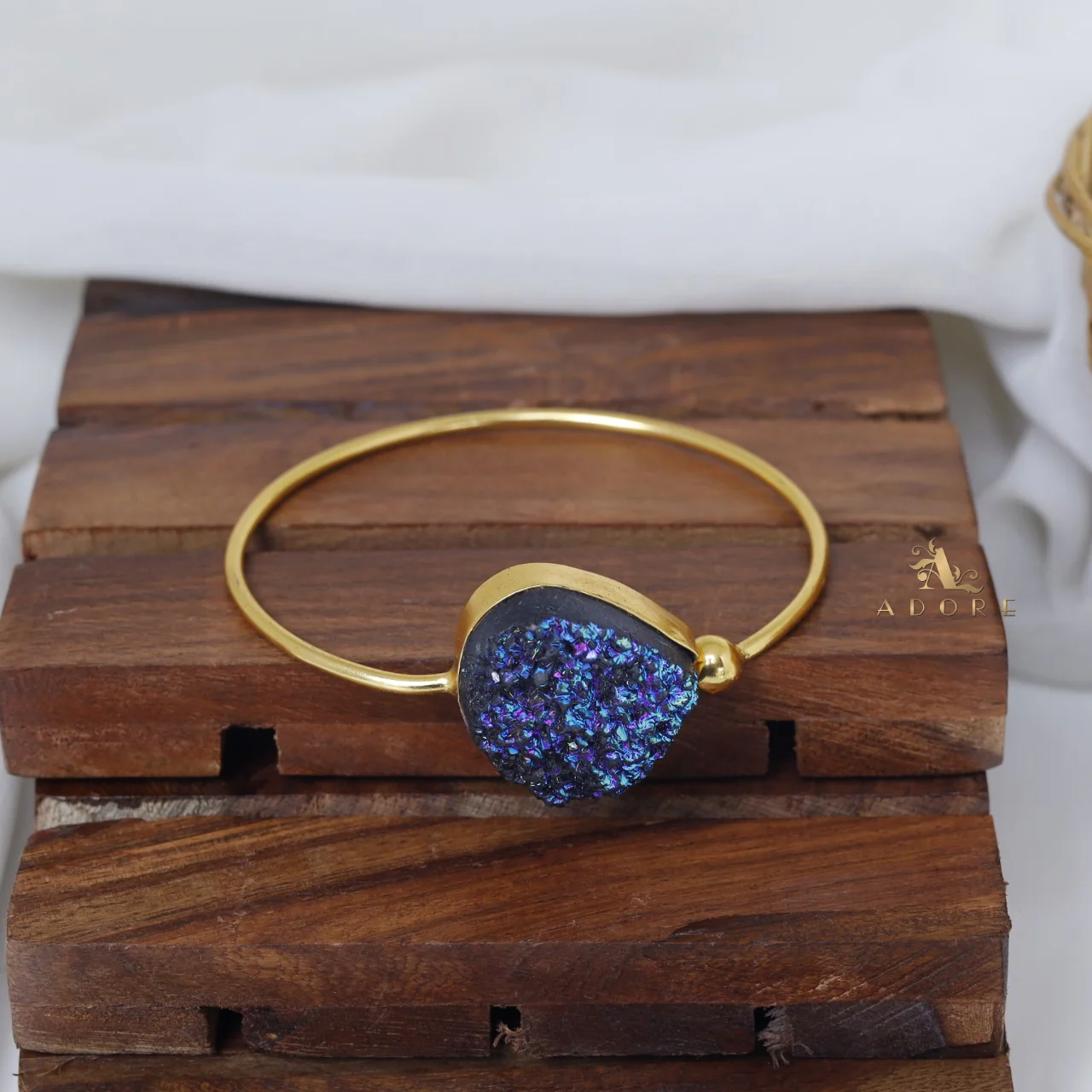 Daleyza Druzy Stone Bangle - Image 13