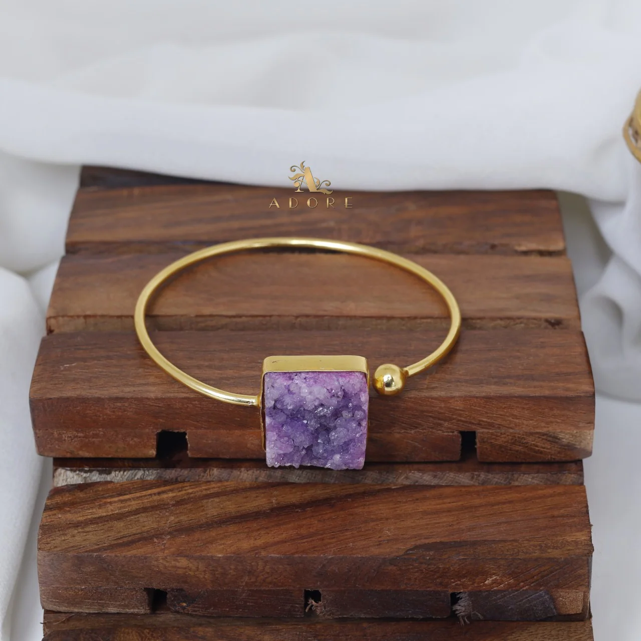 Daleyza Druzy Stone Bangle - Image 14