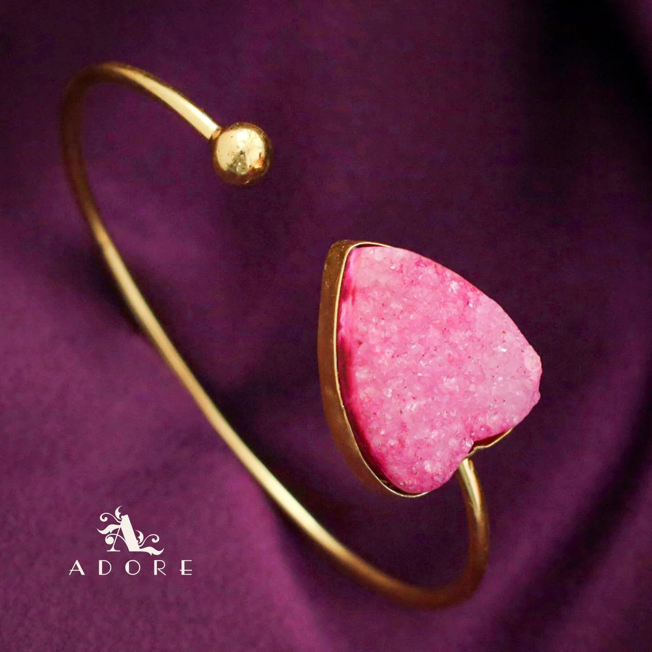 Daleyza Druzy Stone Bangle - Image 3