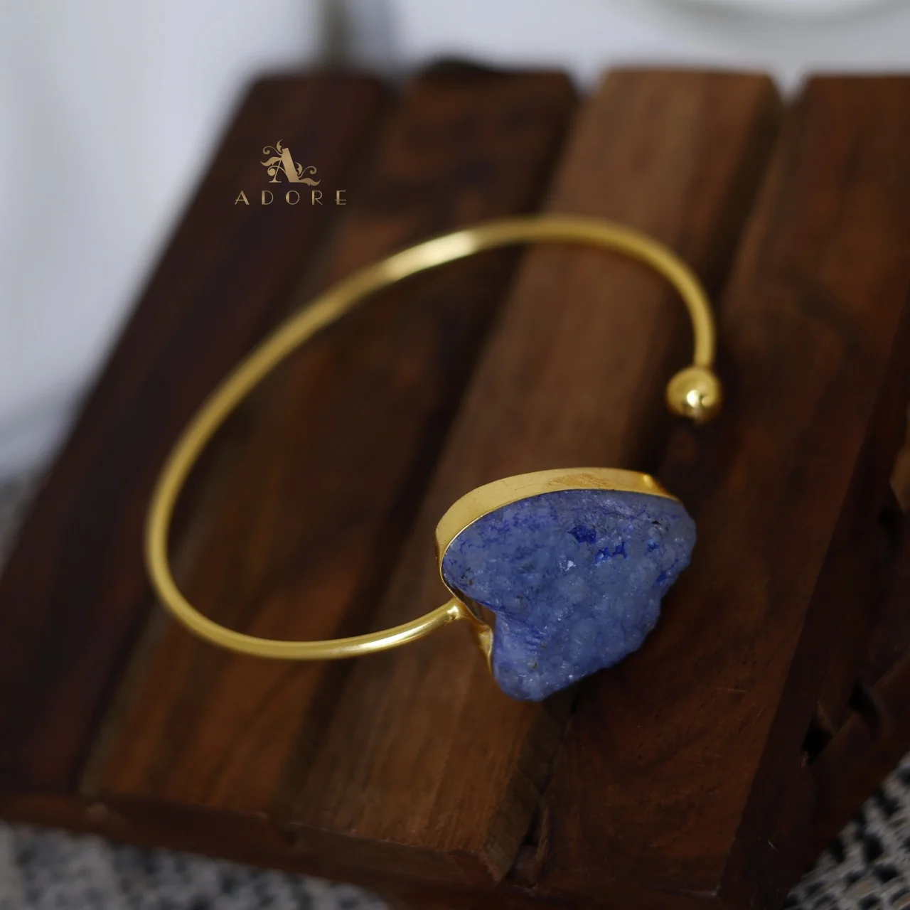 Daleyza Druzy Stone Bangle - Image 4