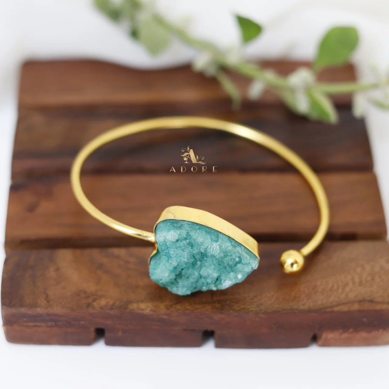 Daleyza Druzy Stone Bangle - Image 6