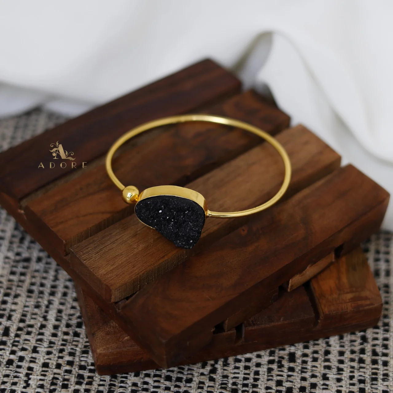 Daleyza Druzy Stone Bangle - Image 8