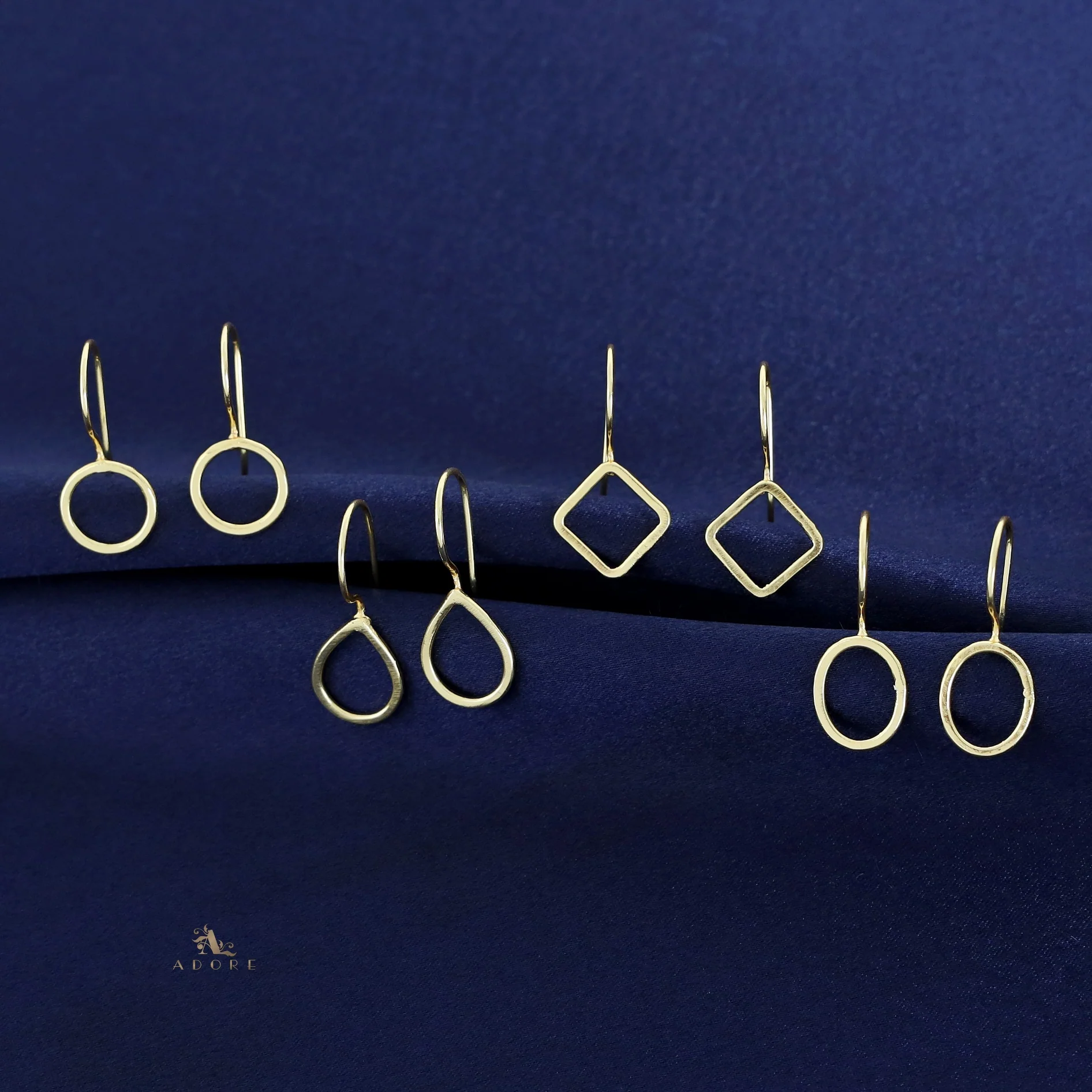 Darcy Golden Multi Shape Drop - Image 2