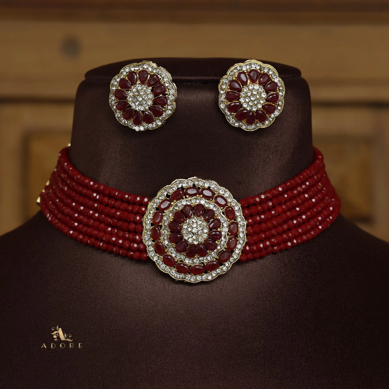 Darmika Choker With Earring - Image 2