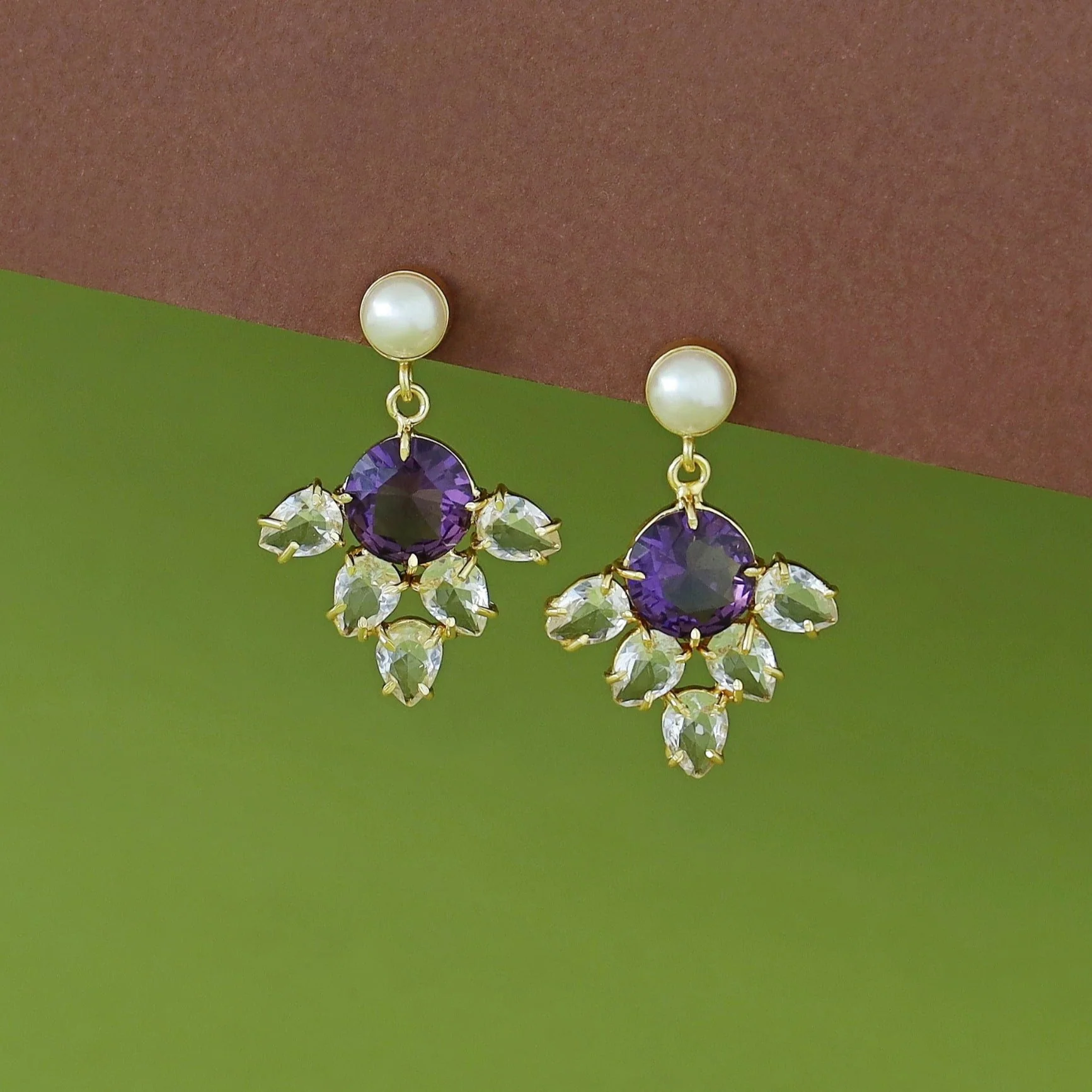Darya Glossy Pearl Earring - Image 8