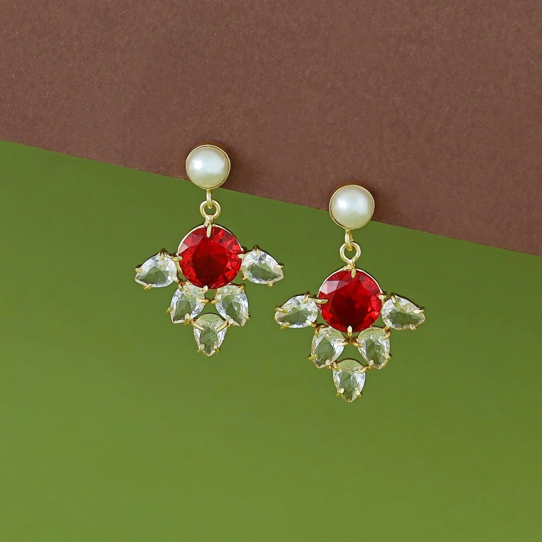Darya Glossy Pearl Earring - Image 9