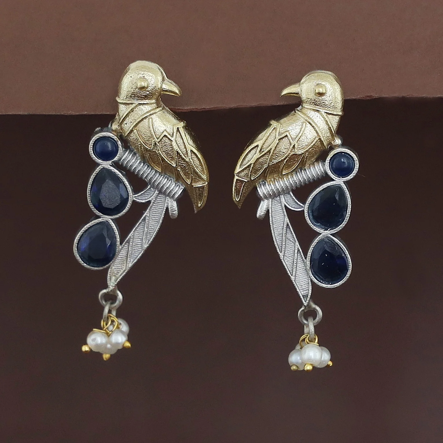 Devanya Falcon Drop Pearl Earring - Image 6