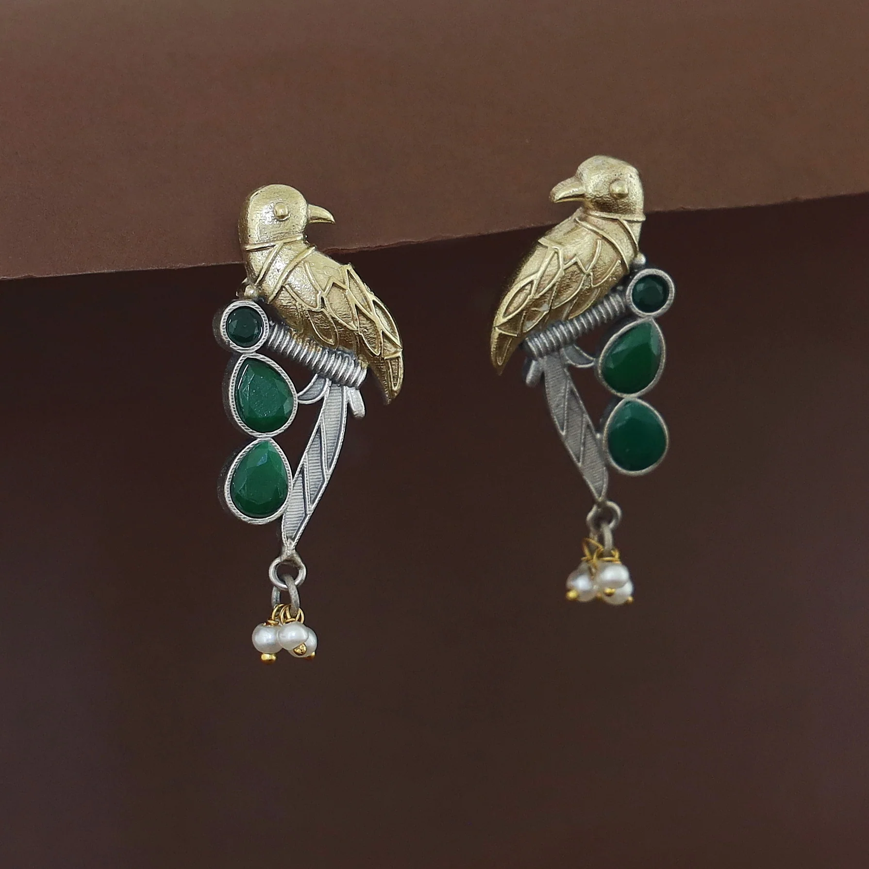 Devanya Falcon Drop Pearl Earring - Image 8
