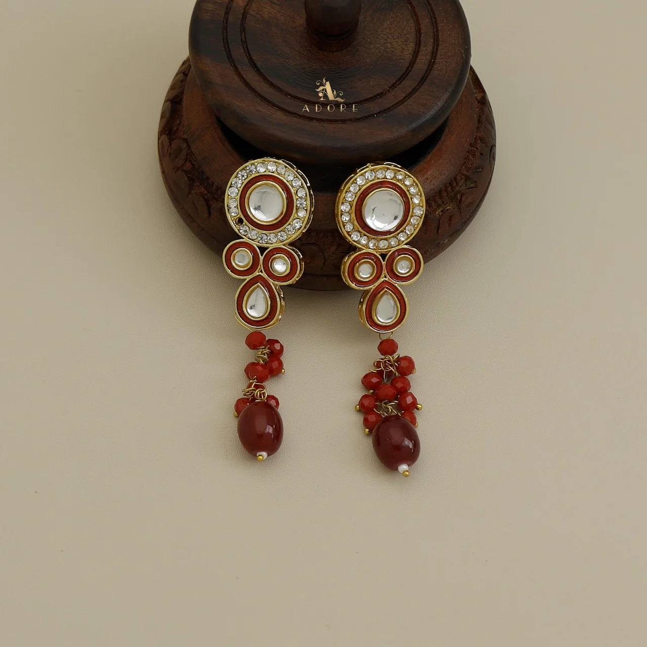 Dhamayika Kundan Choker With Earring - Image 14