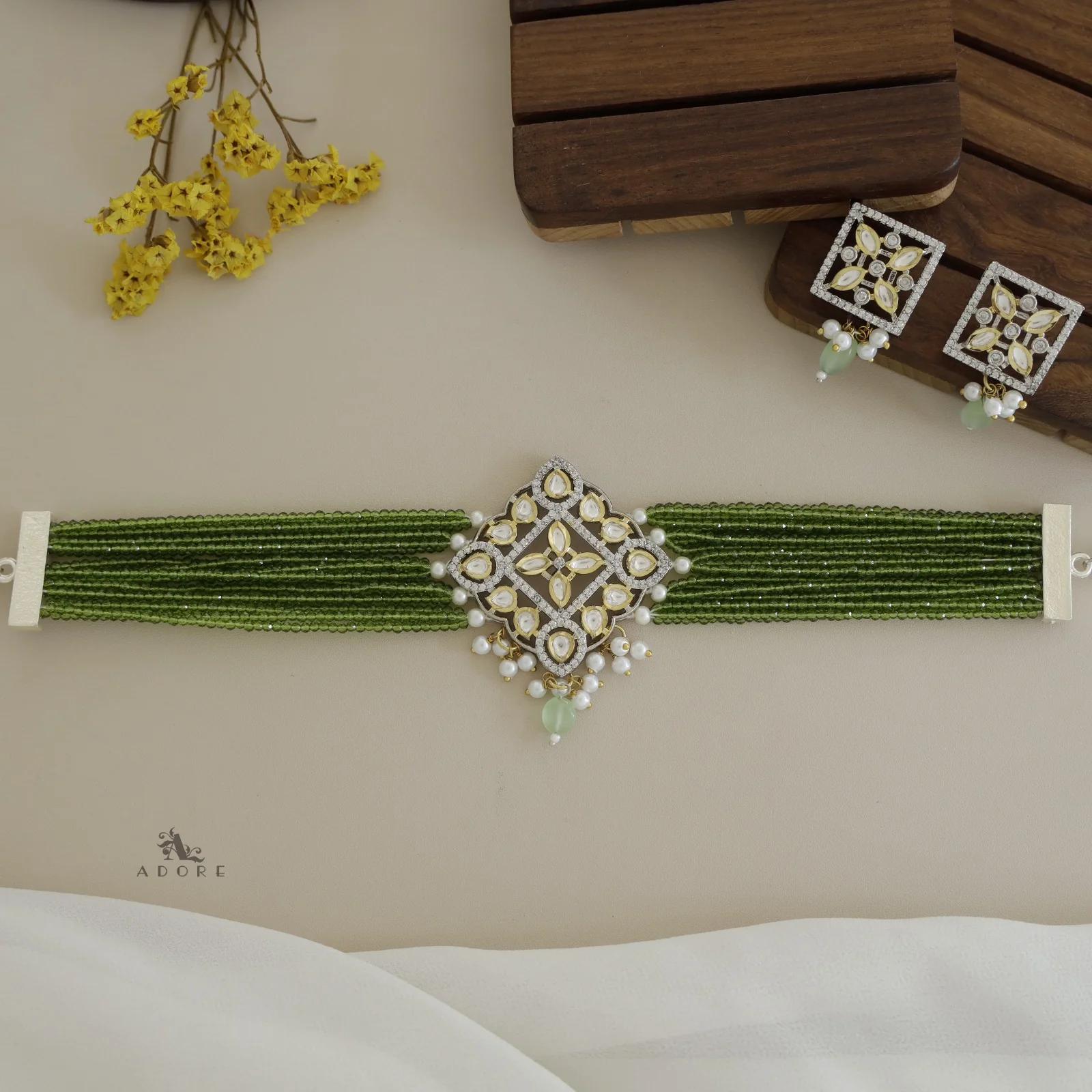 Dheera Choker With Earring - Image 10