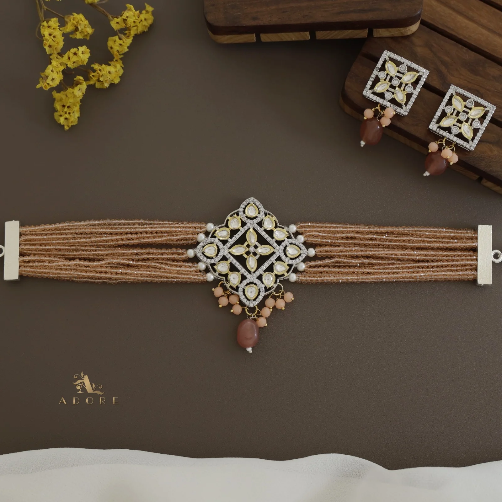 Dheera Choker With Earring - Image 13