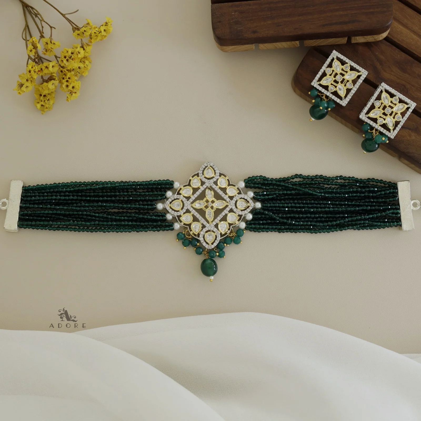 Dheera Choker With Earring - Image 14