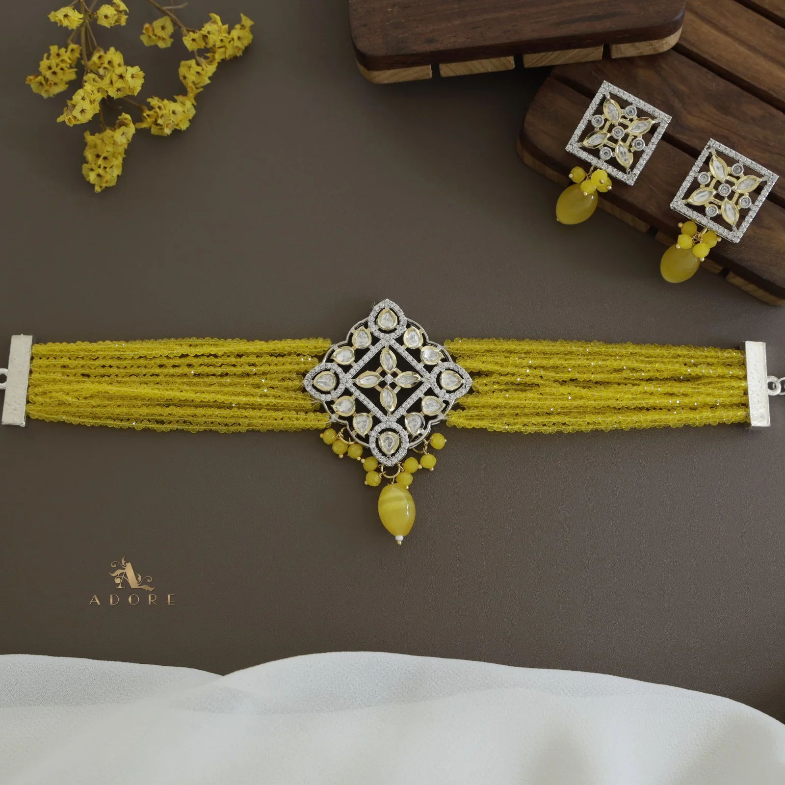 Dheera Choker With Earring - Image 2