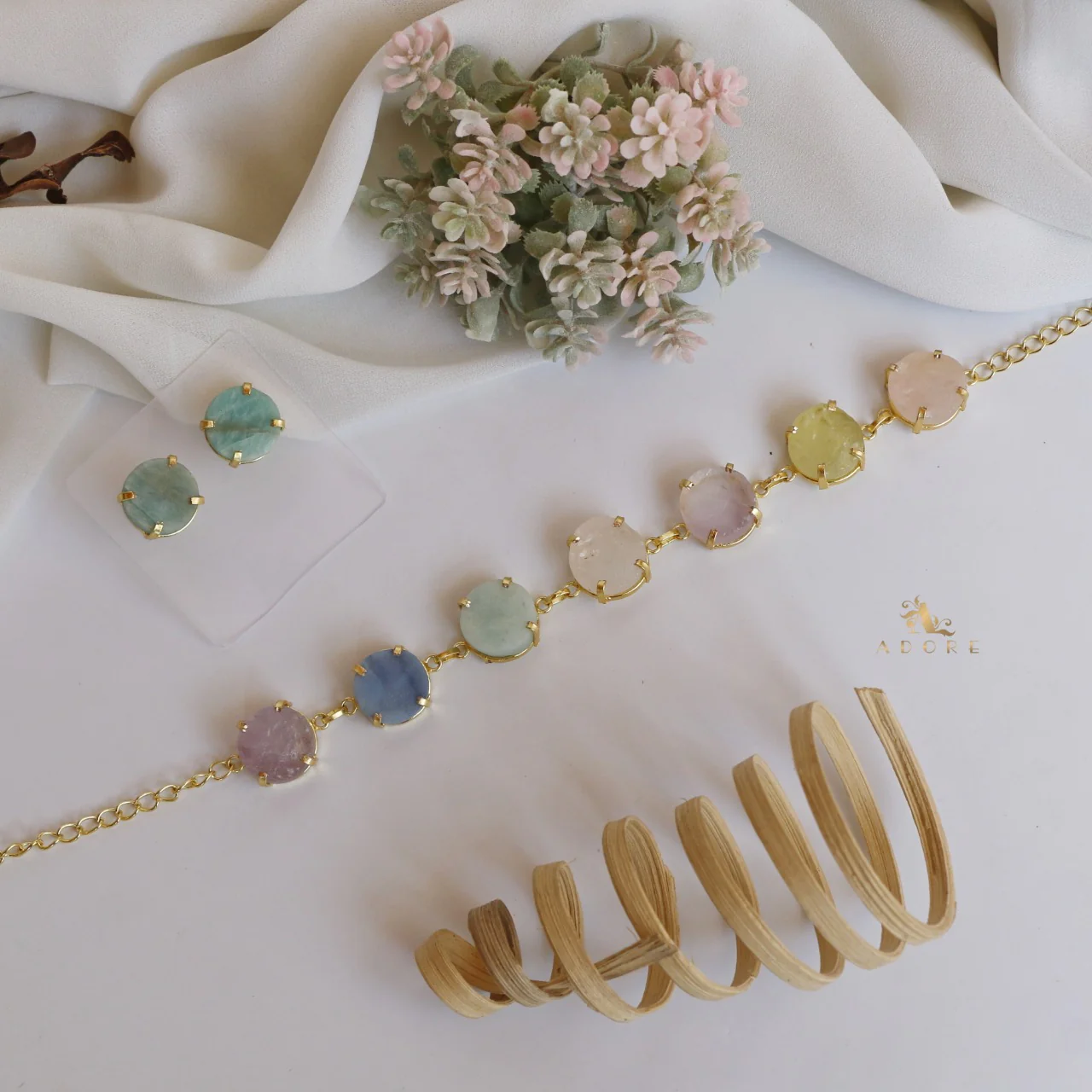 Dhokshi Choker/ Short Necklace With Stud - Image 21