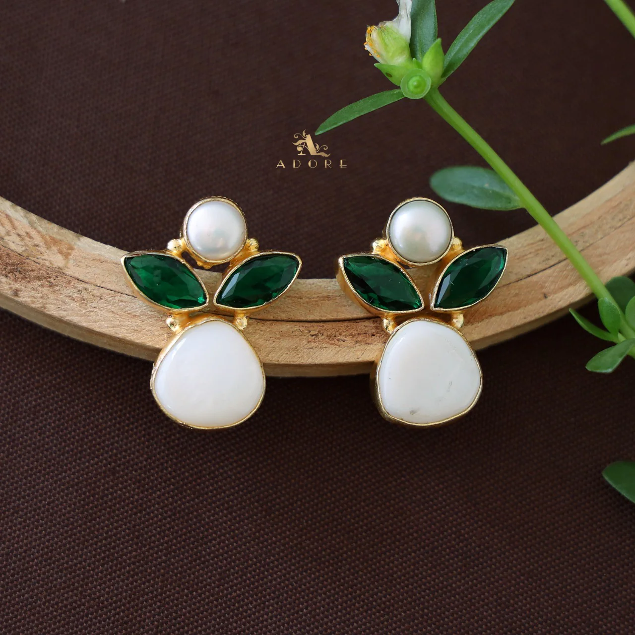 Dhooba Pearl Earring - Image 2