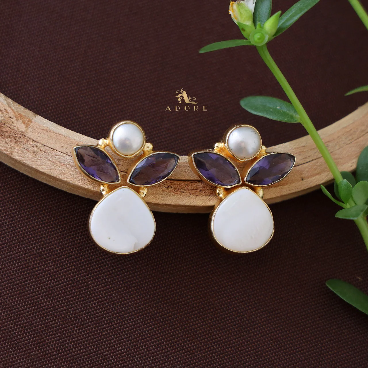 Dhooba Pearl Earring - Image 9