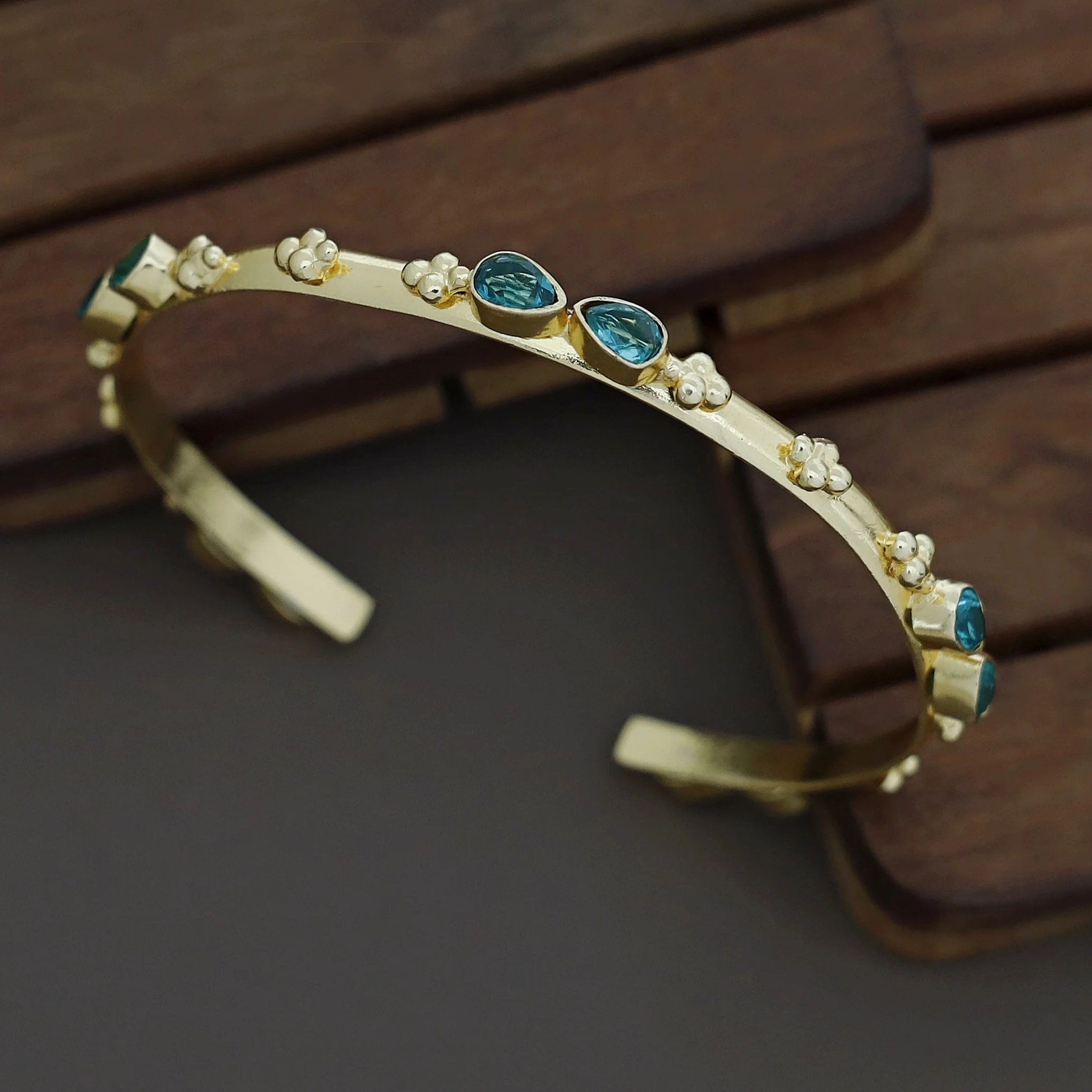 Dia Golden Glossy Bangle - Image 7
