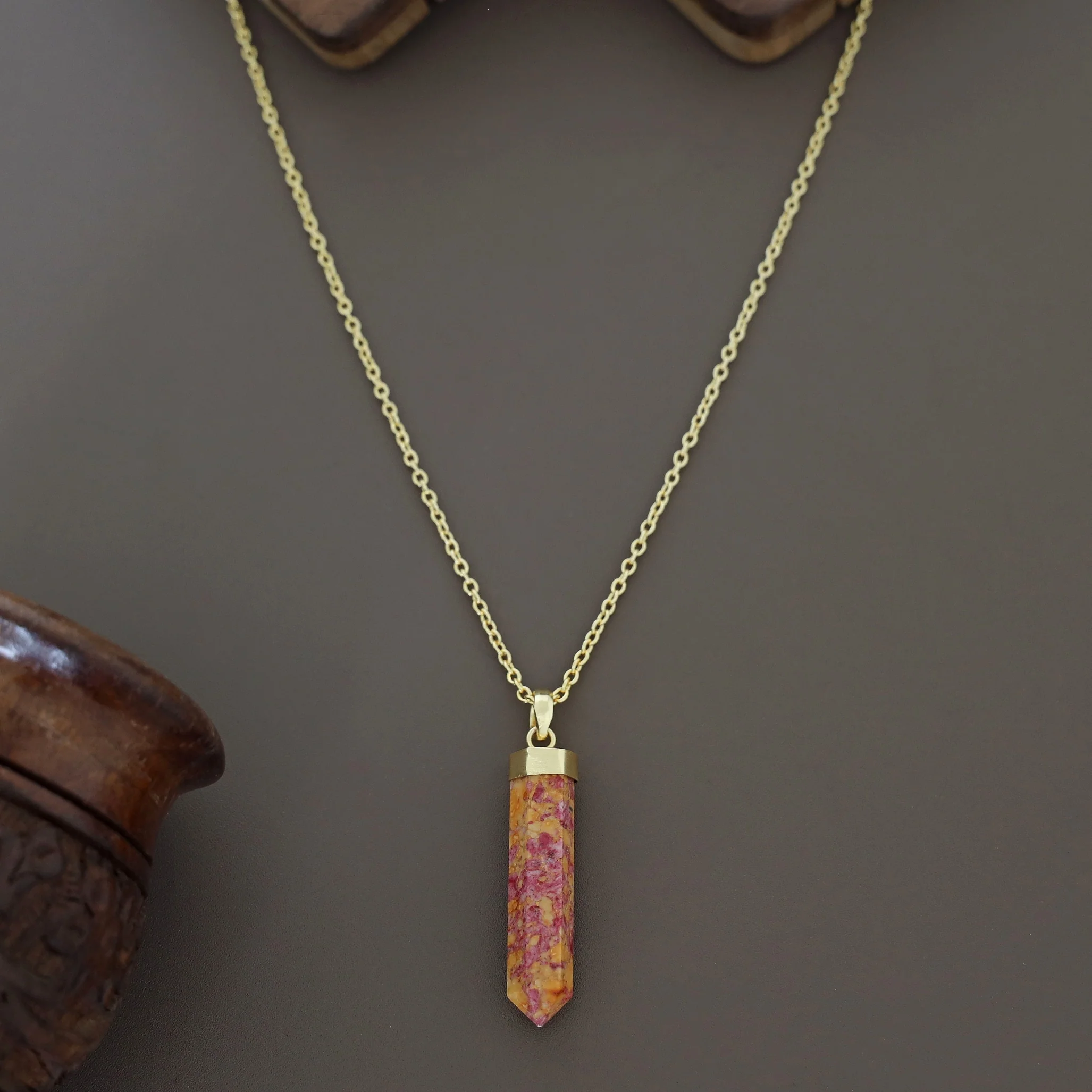 Dilena Pencil Pendant Neckpiece - Image 3