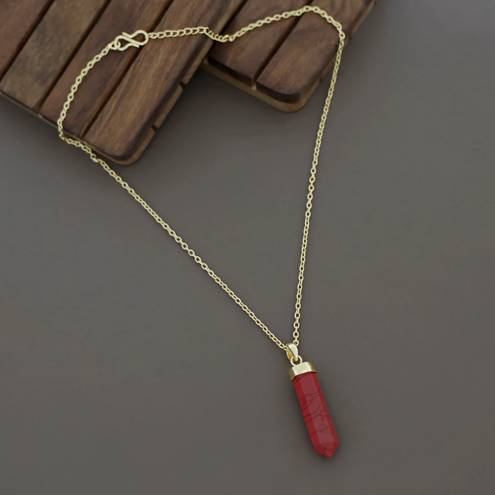 Dilena Pencil Pendant Neckpiece - Image 5