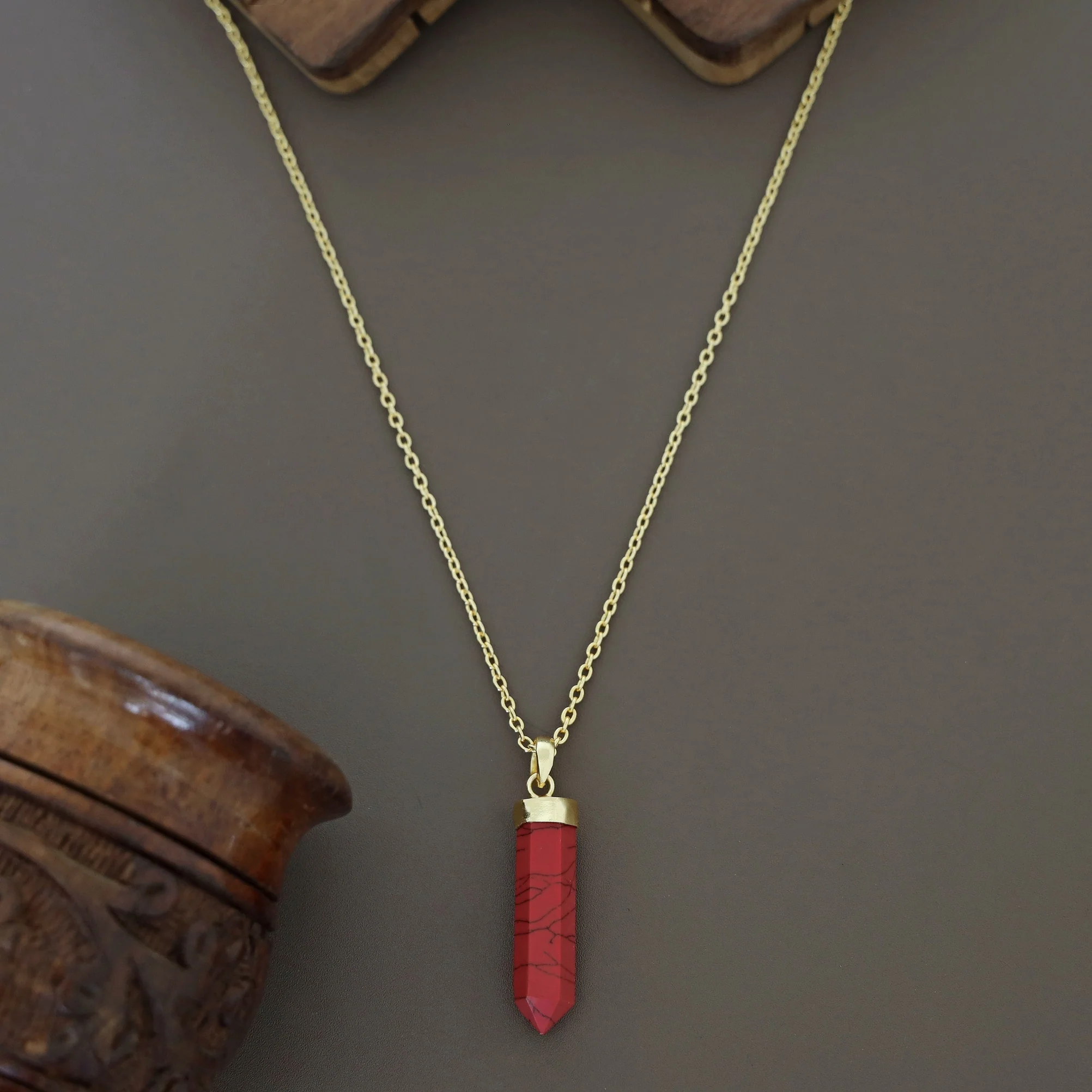 Dilena Pencil Pendant Neckpiece - Image 6