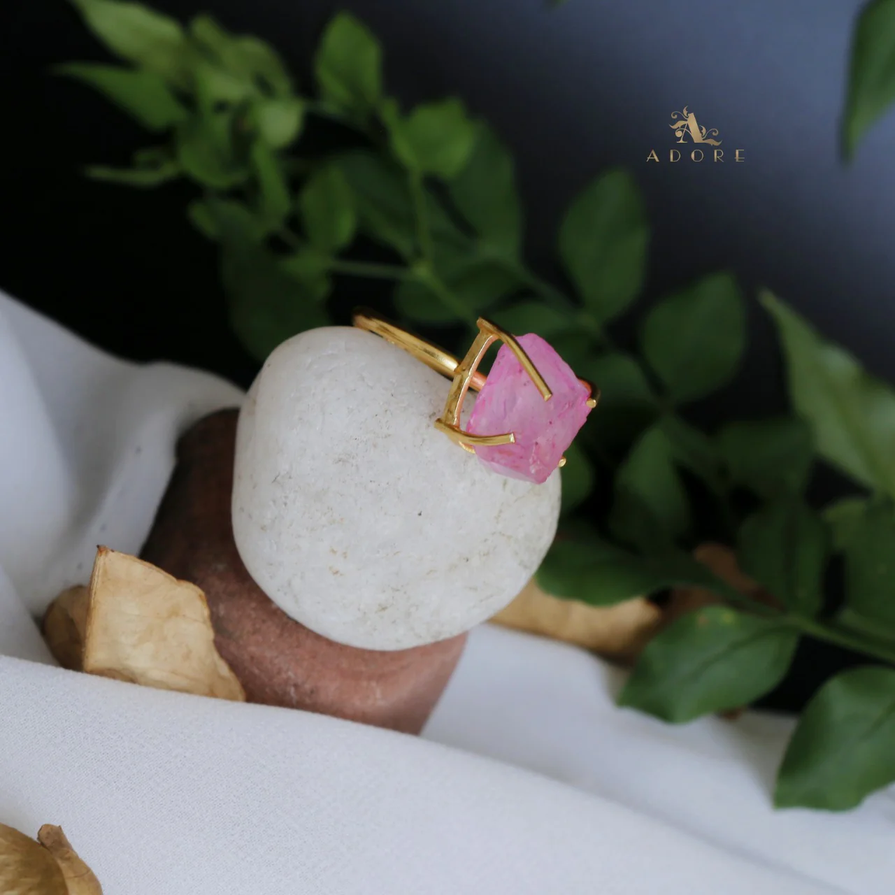 Dilrupa Raw Stone Ring - Image 12