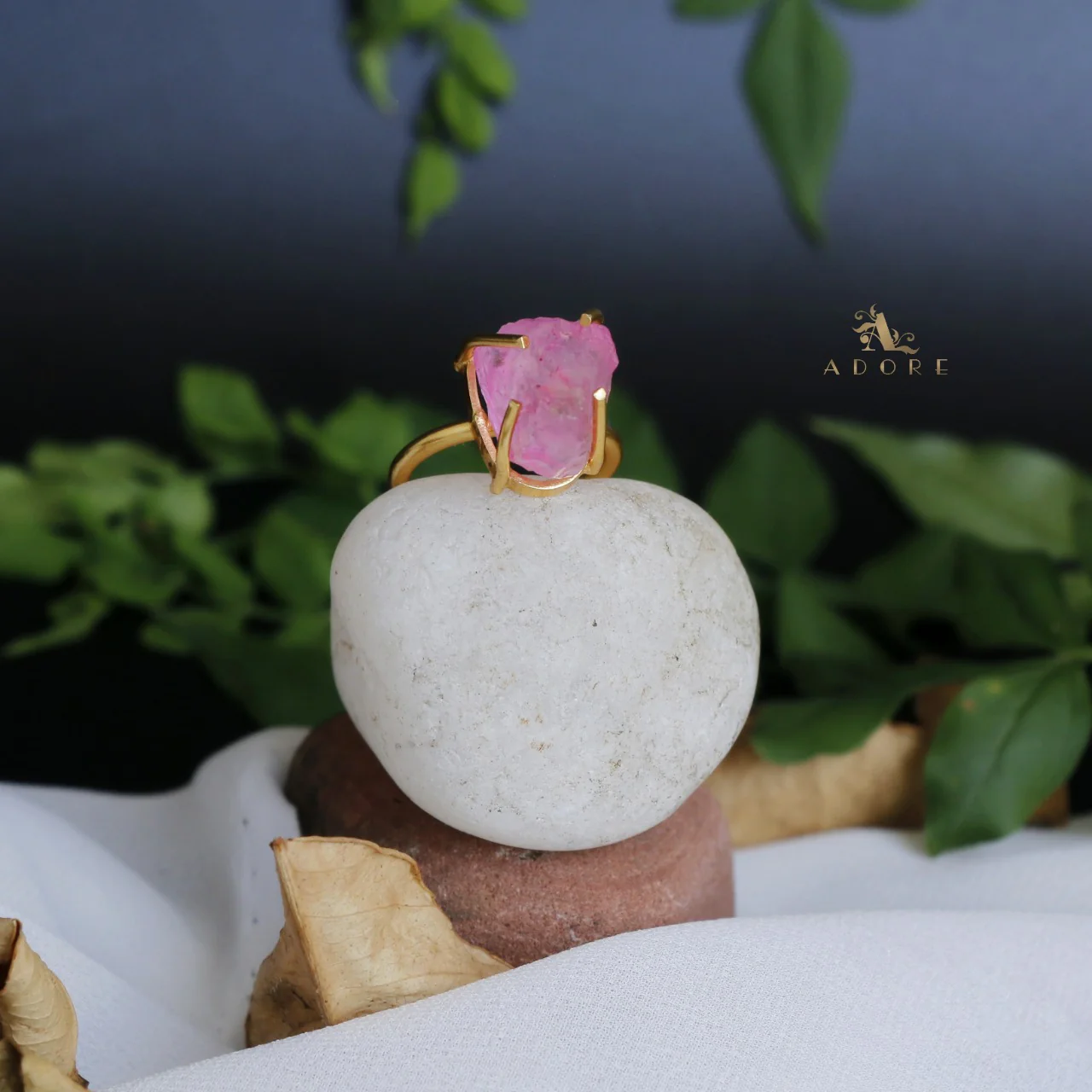 Dilrupa Raw Stone Ring - Image 13
