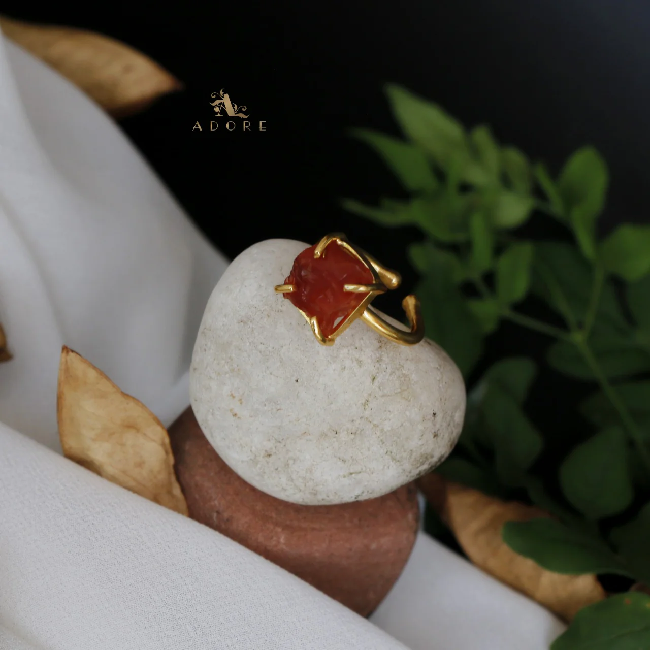 Dilrupa Raw Stone Ring - Image 14