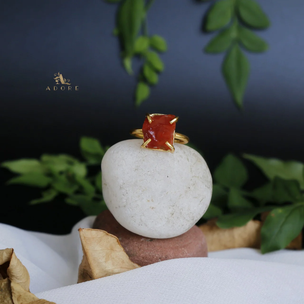 Dilrupa Raw Stone Ring - Image 16