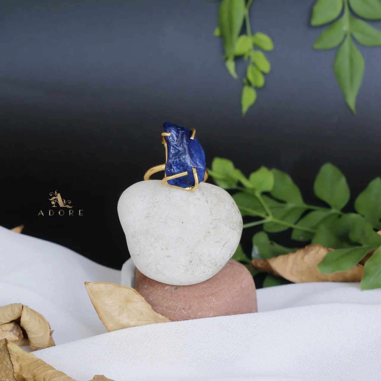 Dilrupa Raw Stone Ring - Image 4